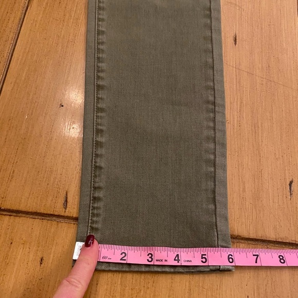 Free people Women’s Sandrine Rose Army Olive Green New size 27 virgin label - Picture 9 of 12